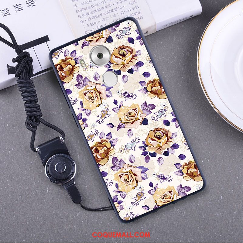 Étui Huawei Mate 8 Téléphone Portable Rose Silicone, Coque Huawei Mate 8 Incassable Fluide Doux