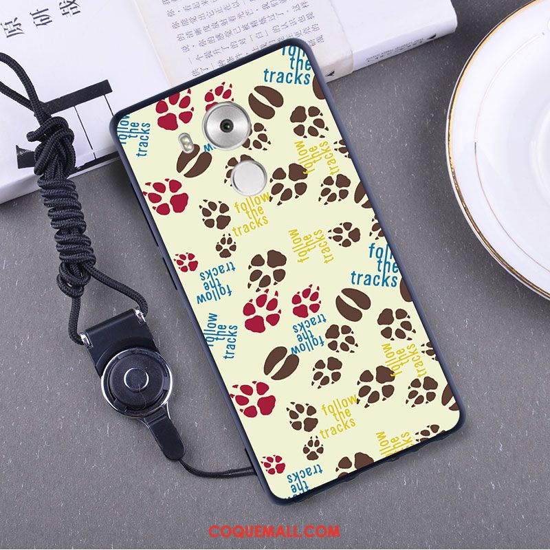 Étui Huawei Mate 8 Téléphone Portable Rose Silicone, Coque Huawei Mate 8 Incassable Fluide Doux