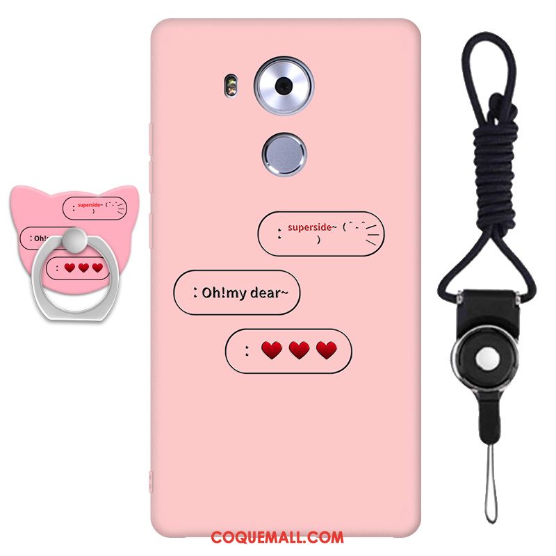 Étui Huawei Mate 8 Téléphone Portable Rose Étui En Cuir, Coque Huawei Mate 8