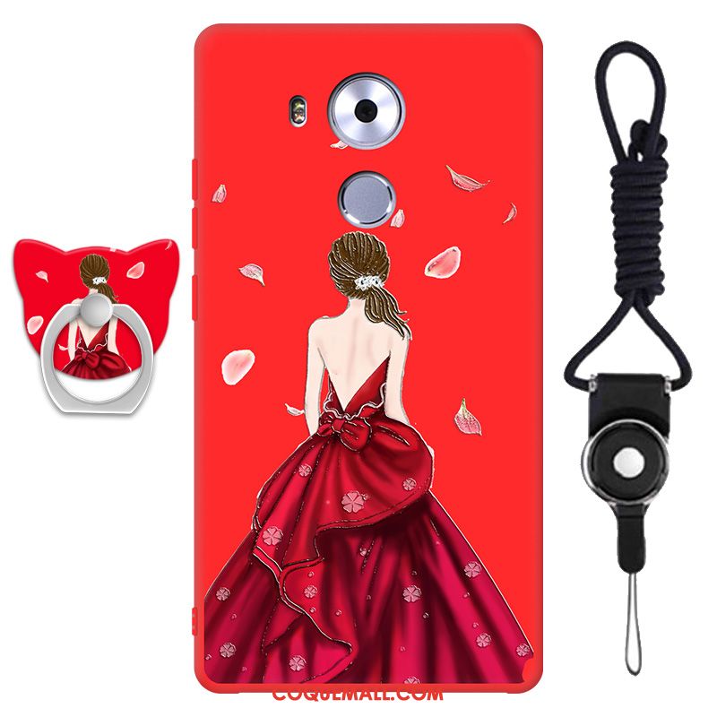 Étui Huawei Mate 8 Téléphone Portable Rose Étui En Cuir, Coque Huawei Mate 8