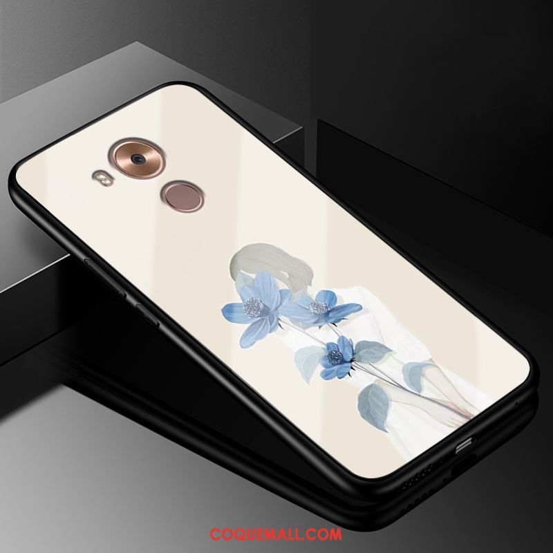 Étui Huawei Mate 8 Téléphone Portable Verre Silicone, Coque Huawei Mate 8 Créatif Protection