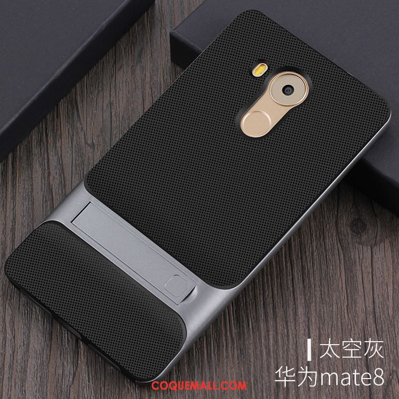 Étui Huawei Mate 8 Téléphone Portable Vérifier Carreaux Argent, Coque Huawei Mate 8 Protection