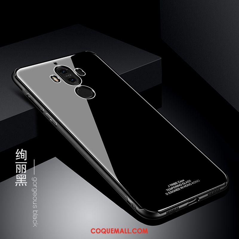 Étui Huawei Mate 9 Brillant Blanc Protection, Coque Huawei Mate 9 Nouveau Verre