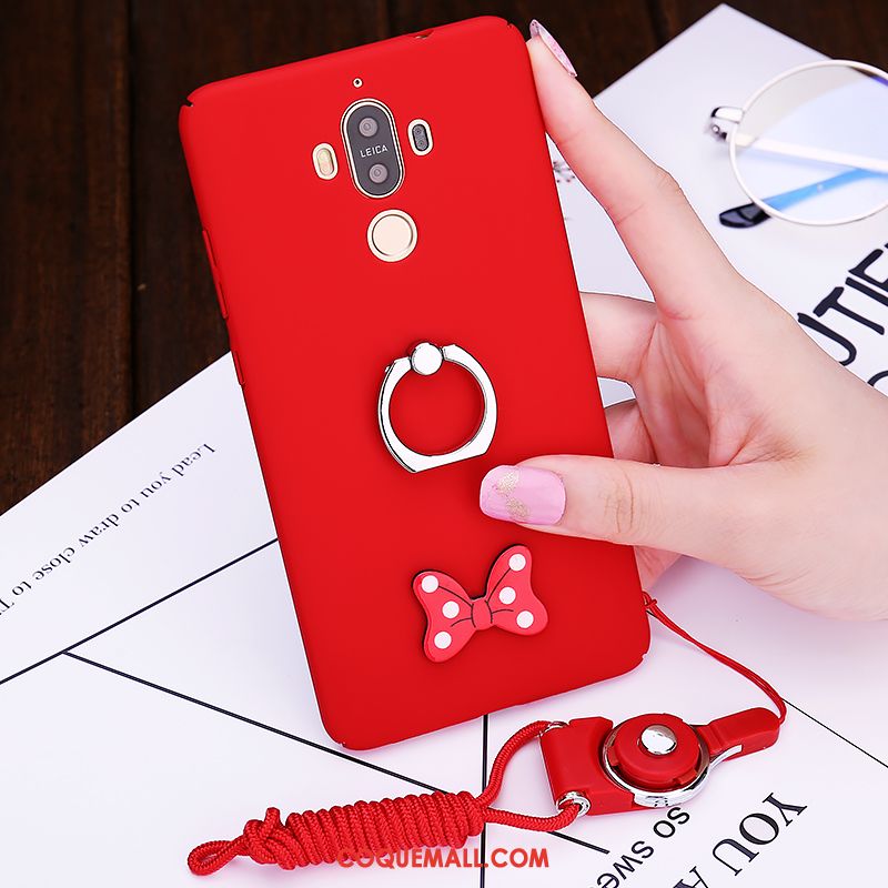 Étui Huawei Mate 9 Cou Suspendu Rouge Téléphone Portable, Coque Huawei Mate 9 Personnalité Difficile