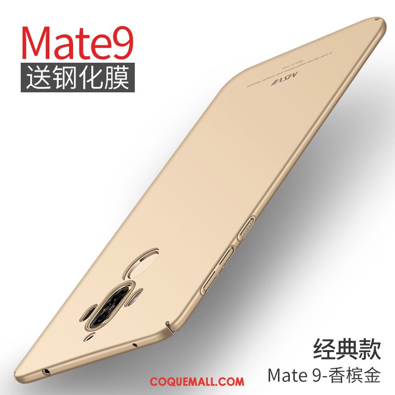 Étui Huawei Mate 9 Délavé En Daim Magnétisme Bleu, Coque Huawei Mate 9 Protection Rouge