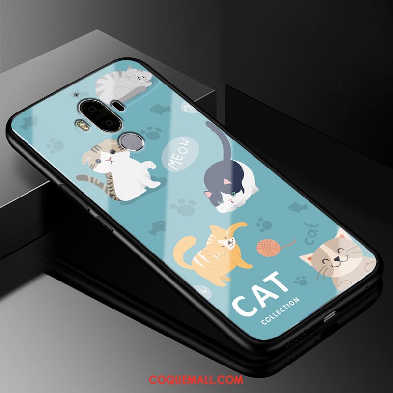 Étui Huawei Mate 9 Fluide Doux Dessin Animé Silicone, Coque Huawei Mate 9 Rose Protection