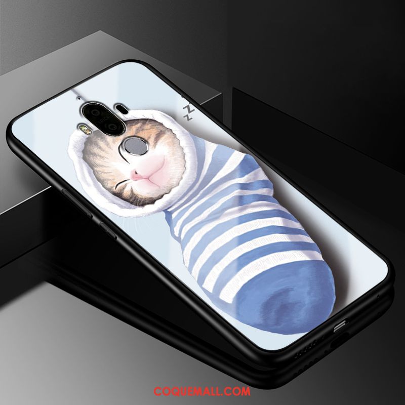 Étui Huawei Mate 9 Fluide Doux Dessin Animé Silicone, Coque Huawei Mate 9 Rose Protection