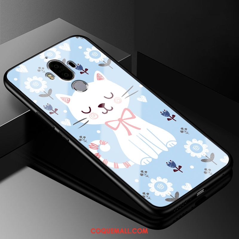 Étui Huawei Mate 9 Fluide Doux Dessin Animé Silicone, Coque Huawei Mate 9 Rose Protection