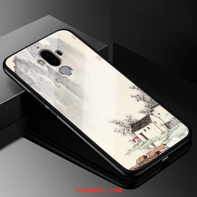 Étui Huawei Mate 9 Fluide Doux Dessin Animé Silicone, Coque Huawei Mate 9 Rose Protection