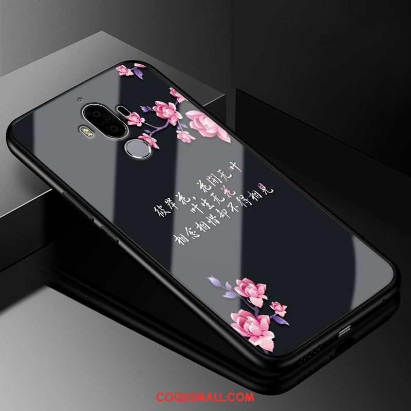 Étui Huawei Mate 9 Fluide Doux Dessin Animé Silicone, Coque Huawei Mate 9 Rose Protection