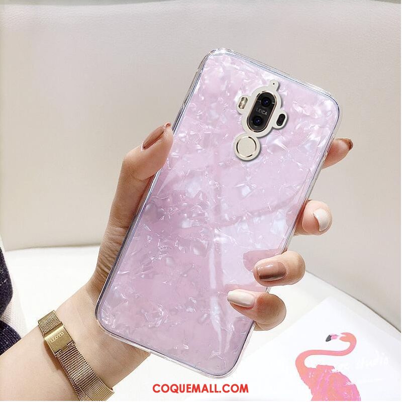 Étui Huawei Mate 9 Fluide Doux Rose Protection, Coque Huawei Mate 9 Téléphone Portable