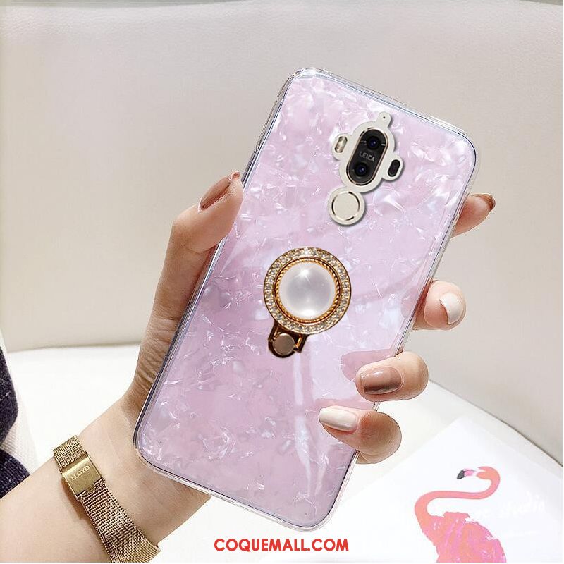 Étui Huawei Mate 9 Fluide Doux Rose Protection, Coque Huawei Mate 9 Téléphone Portable