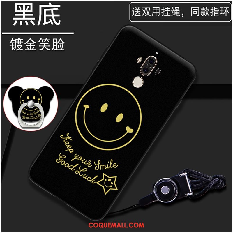 Étui Huawei Mate 9 Fluide Doux Téléphone Portable Protection, Coque Huawei Mate 9 Noir