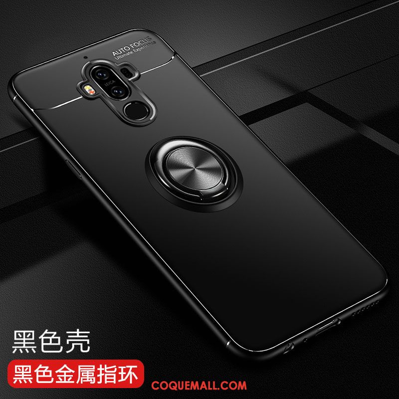 Étui Huawei Mate 9 Incassable Silicone Tout Compris, Coque Huawei Mate 9 Simple Noir
