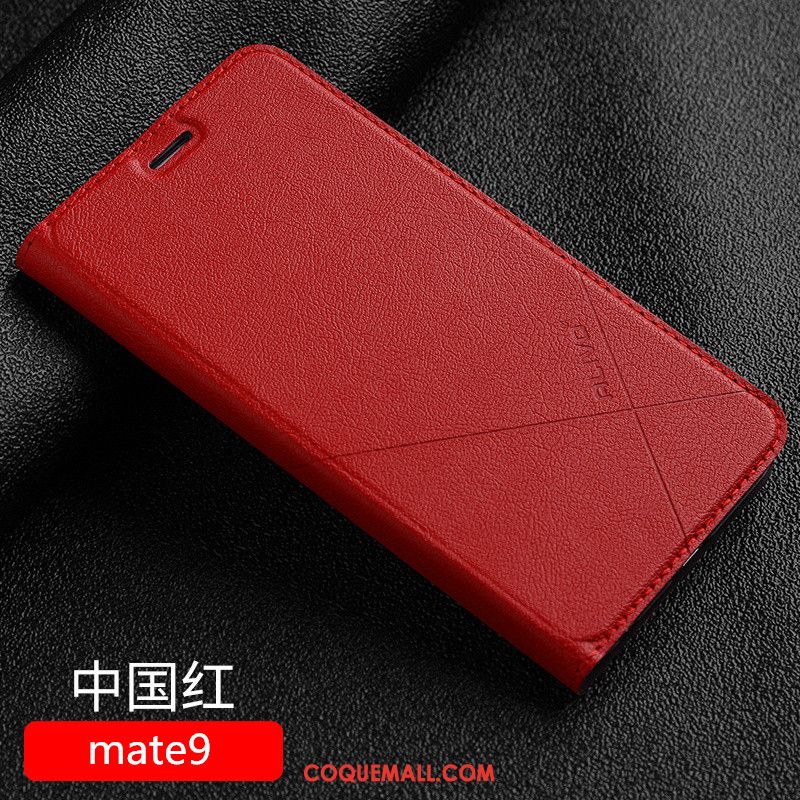 Étui Huawei Mate 9 Incassable Téléphone Portable Protection, Coque Huawei Mate 9 Rouge