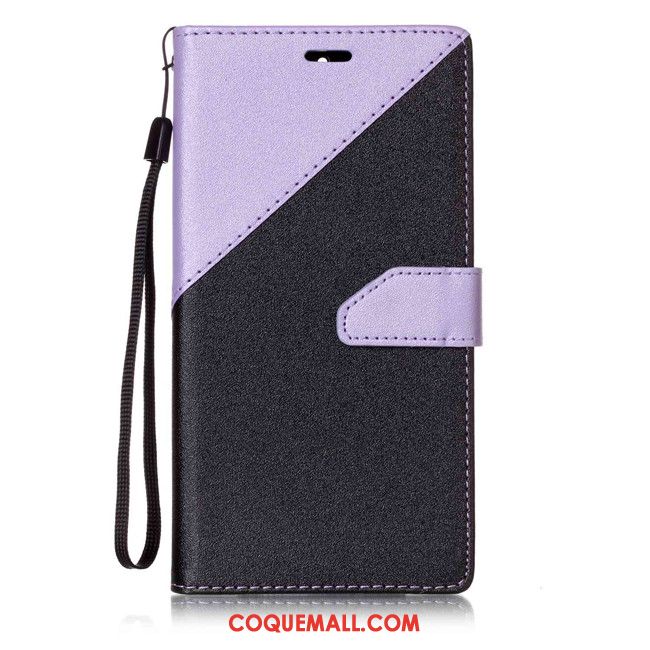 Étui Huawei Mate 9 Luxe Étui En Cuir Violet, Coque Huawei Mate 9 Téléphone Portable Protection
