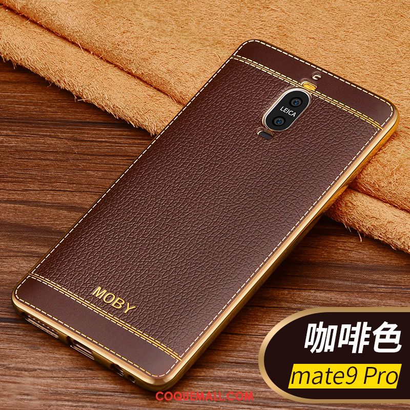 Étui Huawei Mate 9 Pro Business Protection Incassable, Coque Huawei Mate 9 Pro Très Mince Téléphone Portable