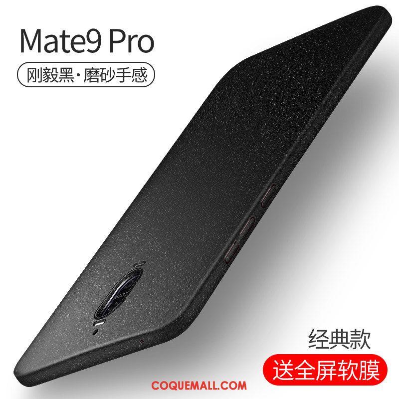 Étui Huawei Mate 9 Pro Créatif Rouge Incassable, Coque Huawei Mate 9 Pro Tendance Délavé En Daim