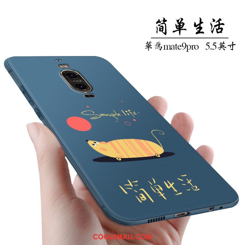 Étui Huawei Mate 9 Pro Fluide Doux Dessin Animé Protection, Coque Huawei Mate 9 Pro Incassable Téléphone Portable