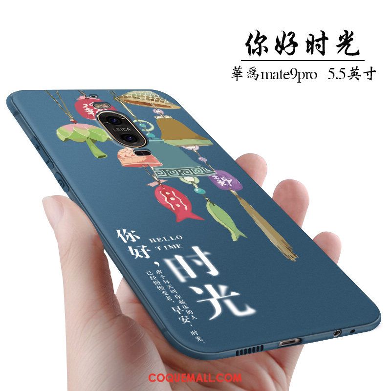 Étui Huawei Mate 9 Pro Fluide Doux Dessin Animé Protection, Coque Huawei Mate 9 Pro Incassable Téléphone Portable