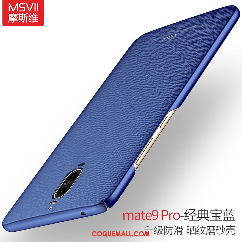 Étui Huawei Mate 9 Pro Gris Noir Téléphone Portable, Coque Huawei Mate 9 Pro Délavé En Daim