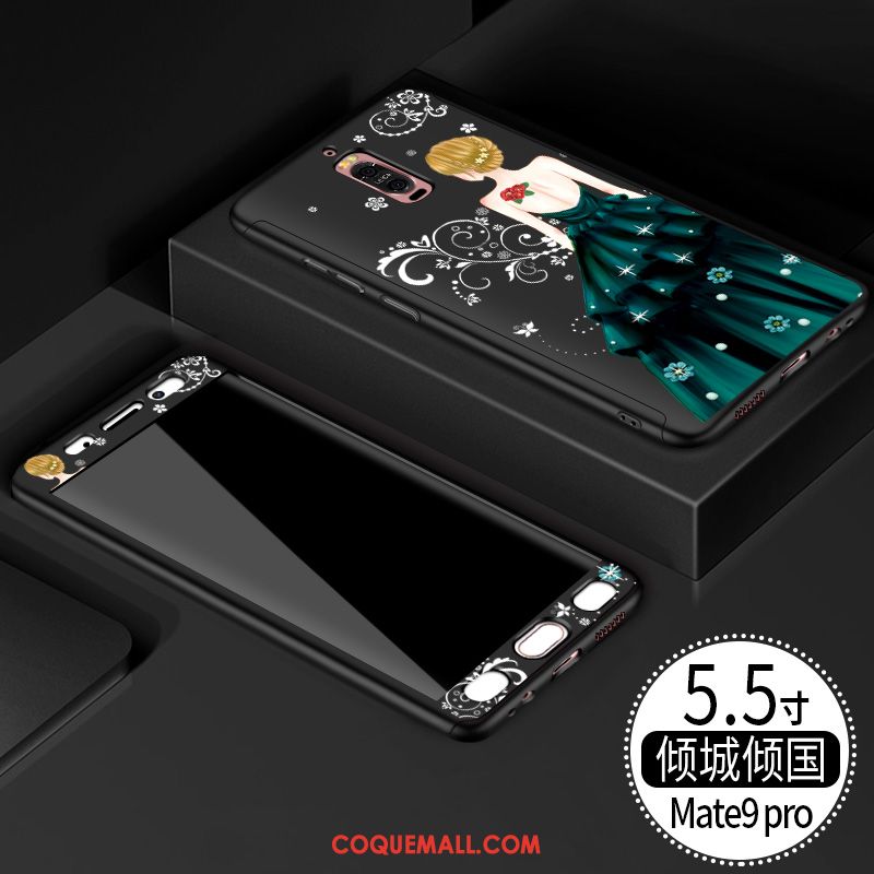 Étui Huawei Mate 9 Pro Incassable Rouge Tendance, Coque Huawei Mate 9 Pro Ornements Suspendus Tout Compris
