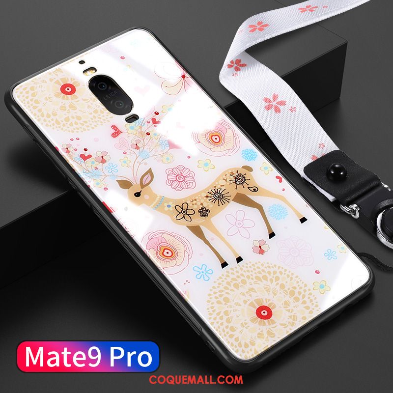 Étui Huawei Mate 9 Pro Marque De Tendance Téléphone Portable Verre, Coque Huawei Mate 9 Pro Très Mince Incassable