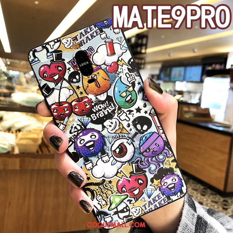 Étui Huawei Mate 9 Pro Multicolore Fluide Doux Tout Compris, Coque Huawei Mate 9 Pro Incassable Protection