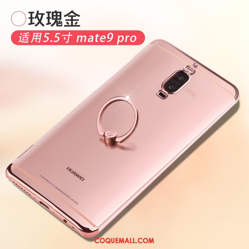 Étui Huawei Mate 9 Pro Or Incassable Simple, Coque Huawei Mate 9 Pro Protection Délavé En Daim