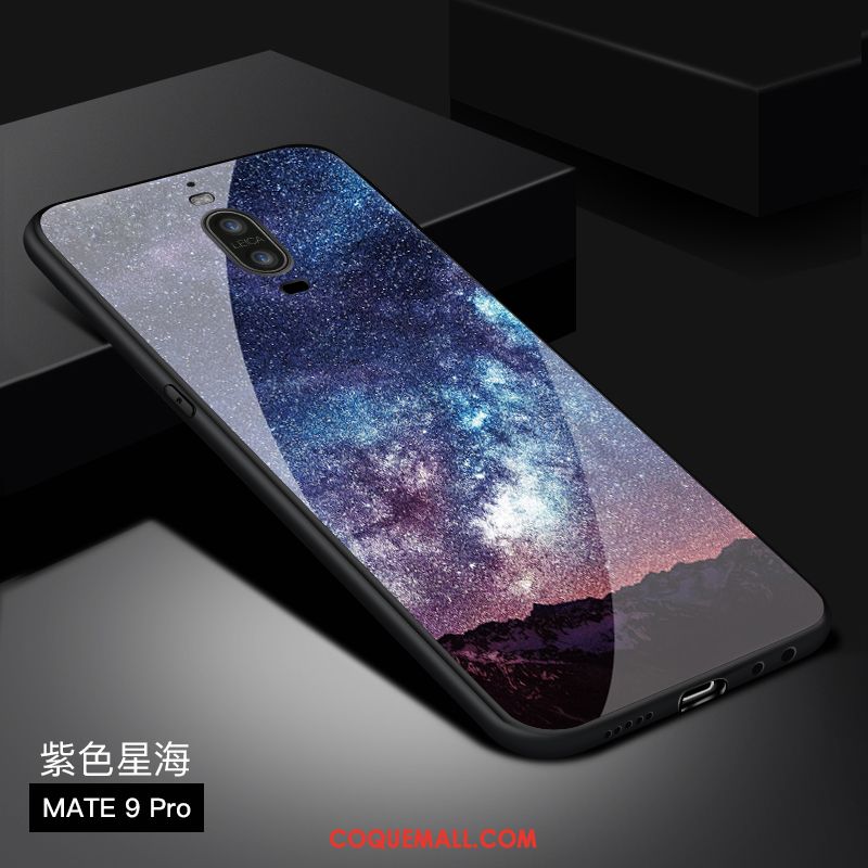 Étui Huawei Mate 9 Pro Personnalité Violet Téléphone Portable, Coque Huawei Mate 9 Pro Incassable Créatif