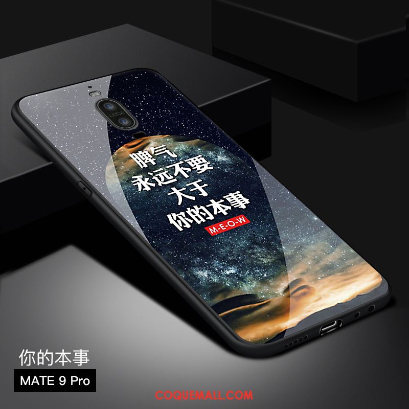 Étui Huawei Mate 9 Pro Personnalité Violet Téléphone Portable, Coque Huawei Mate 9 Pro Incassable Créatif