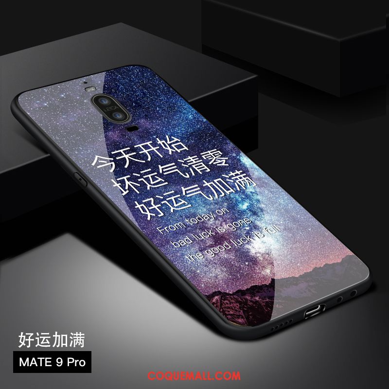 Étui Huawei Mate 9 Pro Personnalité Violet Téléphone Portable, Coque Huawei Mate 9 Pro Incassable Créatif