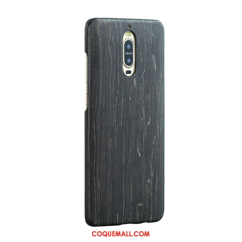 Étui Huawei Mate 9 Pro Protection En Bois Téléphone Portable, Coque Huawei Mate 9 Pro Bois Très Mince Braun Nackte Farbe