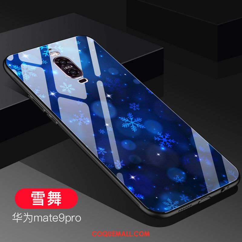 Étui Huawei Mate 9 Pro Protection Téléphone Portable Incassable, Coque Huawei Mate 9 Pro Personnalité Bleu