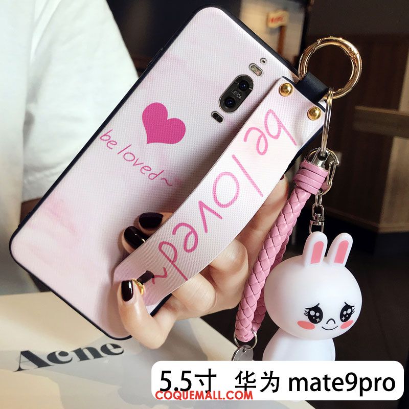 Étui Huawei Mate 9 Pro Silicone Dessin Animé Très Mince, Coque Huawei Mate 9 Pro Charmant Marque De Tendance