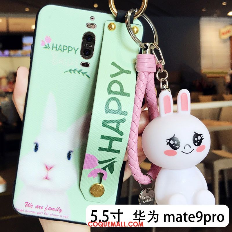 Étui Huawei Mate 9 Pro Silicone Dessin Animé Très Mince, Coque Huawei Mate 9 Pro Charmant Marque De Tendance