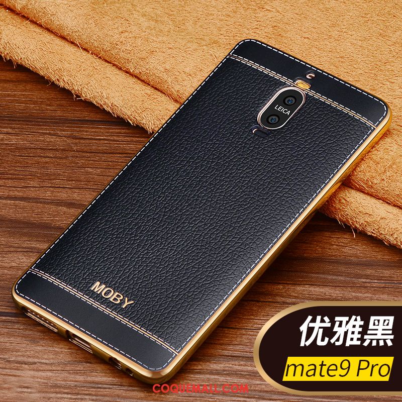 Étui Huawei Mate 9 Pro Silicone Téléphone Portable Protection, Coque Huawei Mate 9 Pro Marron Mode