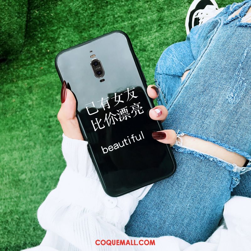 Étui Huawei Mate 9 Pro Simple Tout Compris Protection, Coque Huawei Mate 9 Pro Incassable Amoureux