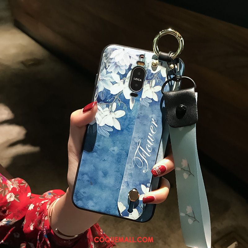 Étui Huawei Mate 9 Pro Tout Compris Ornements Suspendus Frais, Coque Huawei Mate 9 Pro Floral Incassable