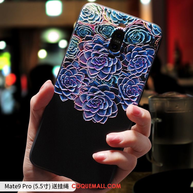 Étui Huawei Mate 9 Pro Tout Compris Personnalité Téléphone Portable, Coque Huawei Mate 9 Pro Tendance Vert