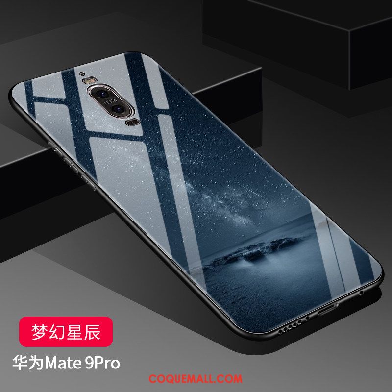 Étui Huawei Mate 9 Pro Tout Compris Protection Couvercle Arrière, Coque Huawei Mate 9 Pro Délavé En Daim Personnalité