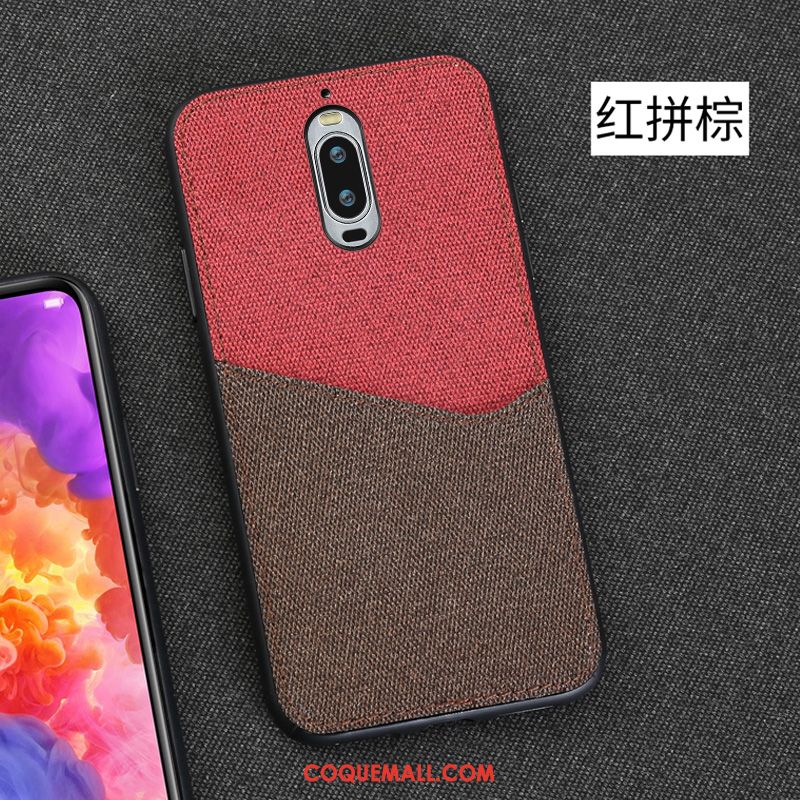 Étui Huawei Mate 9 Pro Épissure Magnétisme À Bord, Coque Huawei Mate 9 Pro Rouge Marque De Tendance