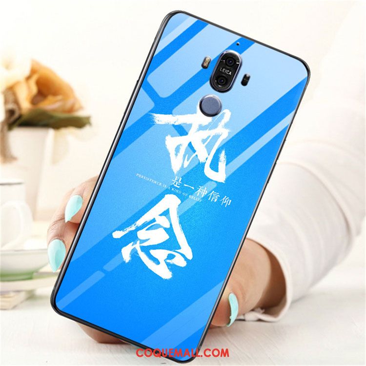 Étui Huawei Mate 9 Protection Tendance Noir, Coque Huawei Mate 9 Fluide Doux Dessin Animé