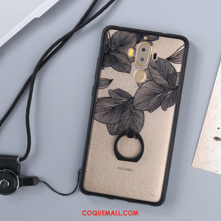 Étui Huawei Mate 9 Protection Téléphone Portable Transparent, Coque Huawei Mate 9 Ornements Suspendus Mesh