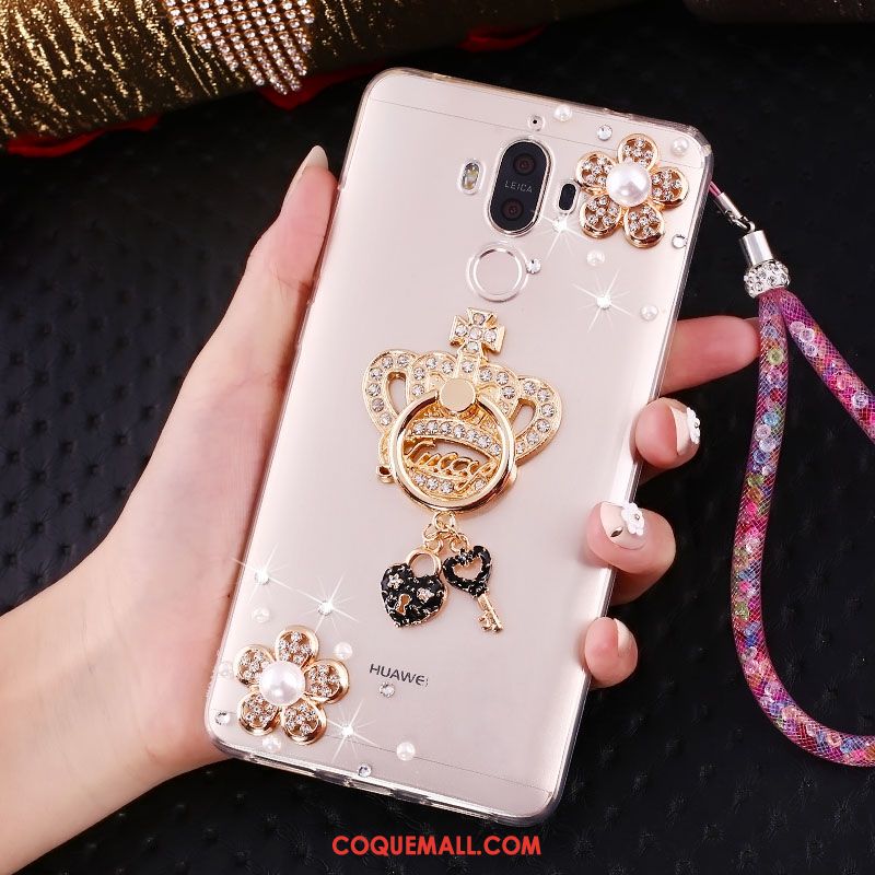 Étui Huawei Mate 9 Silicone Transparent Tendance, Coque Huawei Mate 9 Tout Compris Téléphone Portable