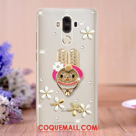 Étui Huawei Mate 9 Strass Transparent Téléphone Portable, Coque Huawei Mate 9 Créatif Support