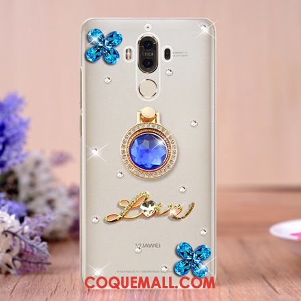 Étui Huawei Mate 9 Strass Transparent Téléphone Portable, Coque Huawei Mate 9 Créatif Support