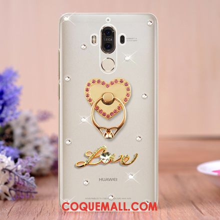 Étui Huawei Mate 9 Strass Transparent Téléphone Portable, Coque Huawei Mate 9 Créatif Support