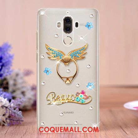 Étui Huawei Mate 9 Strass Transparent Téléphone Portable, Coque Huawei Mate 9 Créatif Support