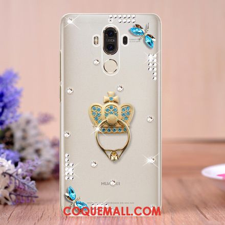 Étui Huawei Mate 9 Strass Transparent Téléphone Portable, Coque Huawei Mate 9 Créatif Support